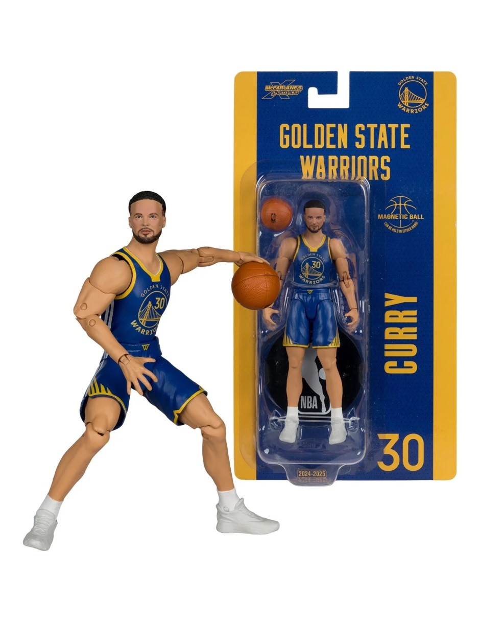 Figura de colección articulada Golden State Warriors Stephen Curry 3