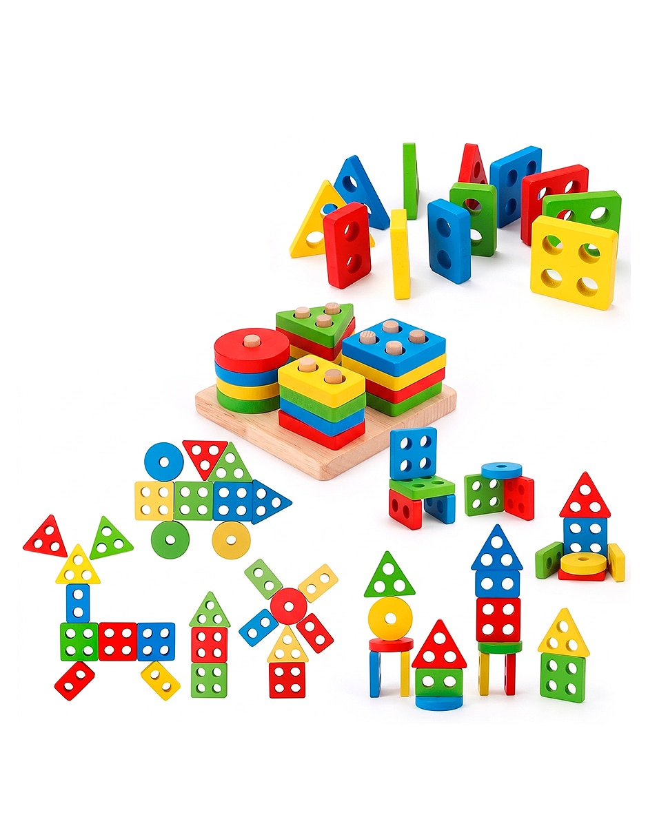 Set Educativo Montessori juego estimulación temprana unisex 5