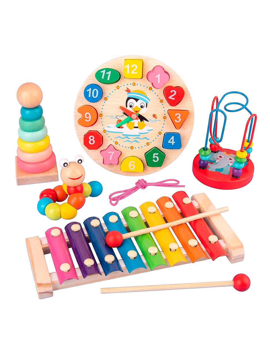 Set Educativo Montessori juego estimulación temprana unisex 2