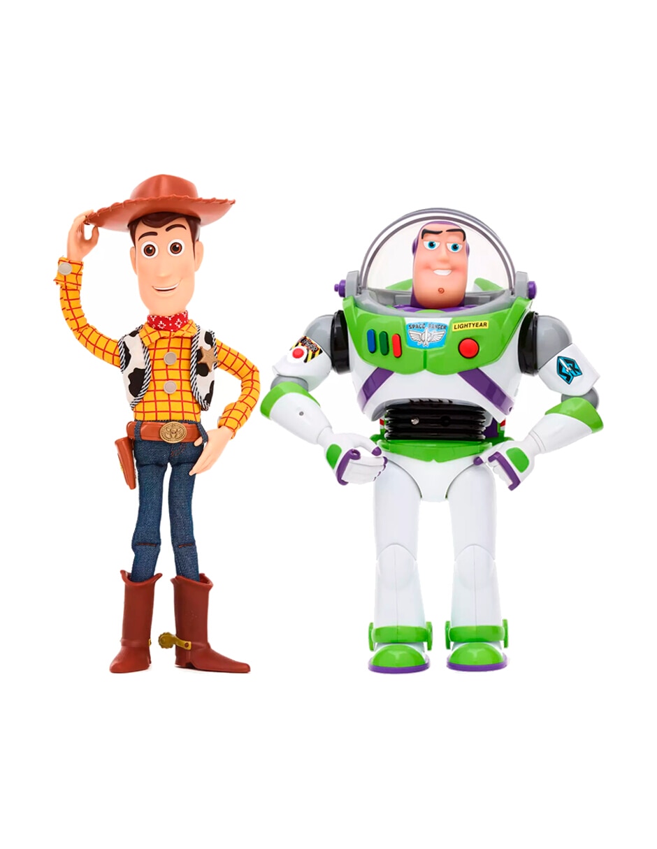 Set de figura de colección articulada toy story woody y buzz lightyear collectors 2 en 1