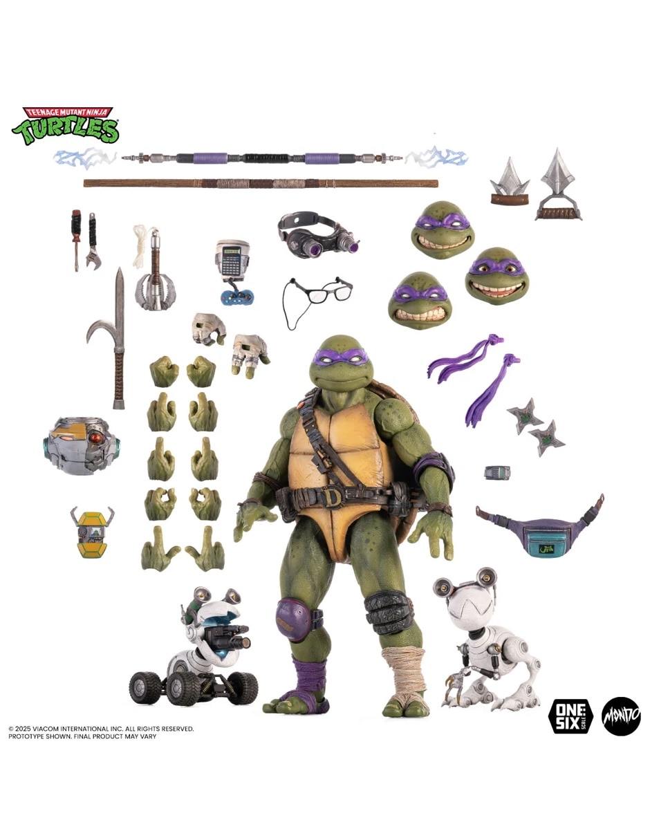 Figura de colección articulada Tales Of The Teenage Mutant Ninja Turtles Donatello Limitada 2