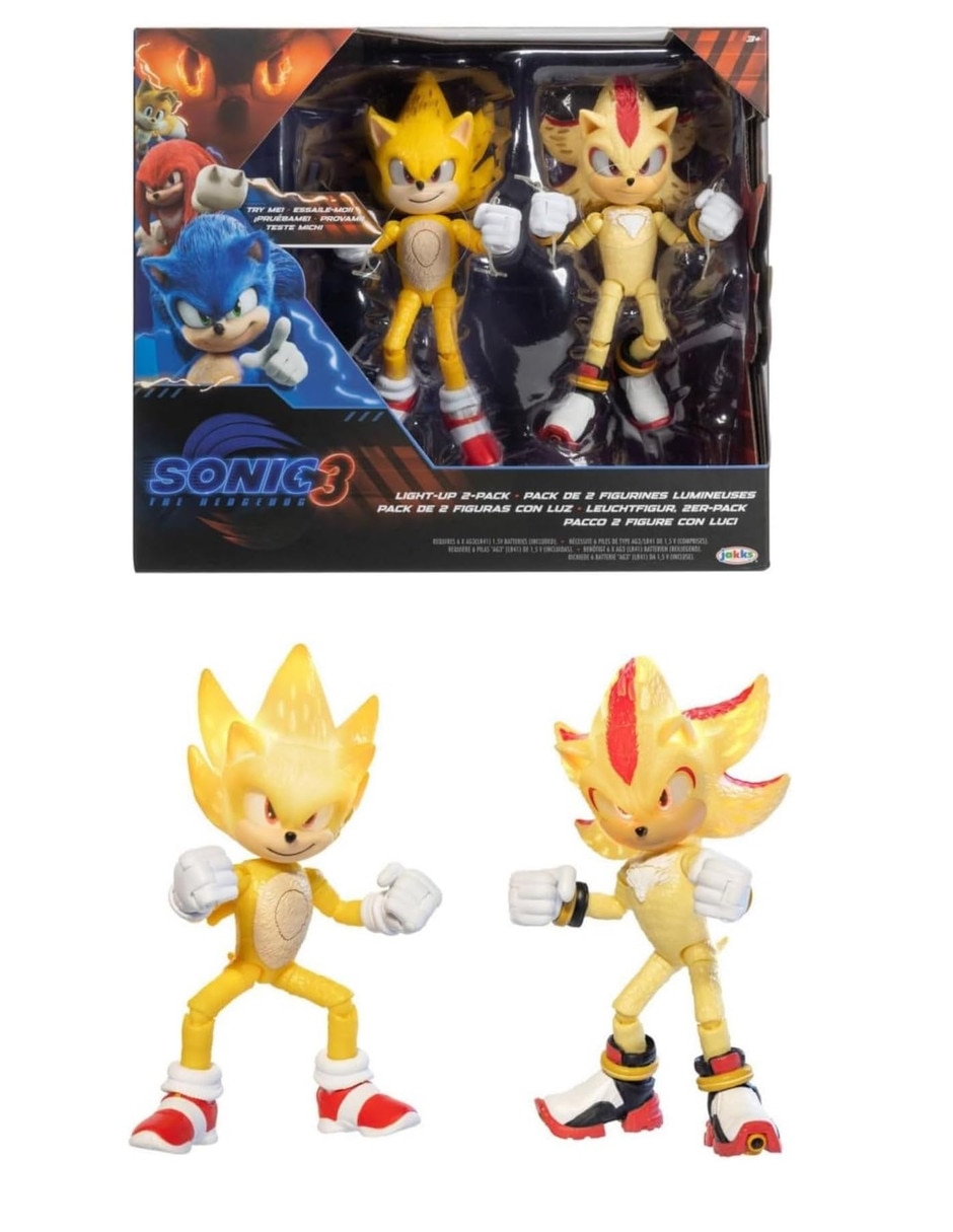 Set figuras acción articulada estándar con luz