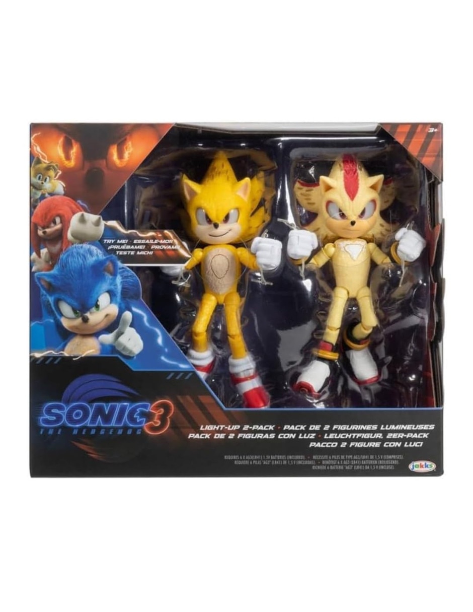 Set figuras acción articulada estándar con luz