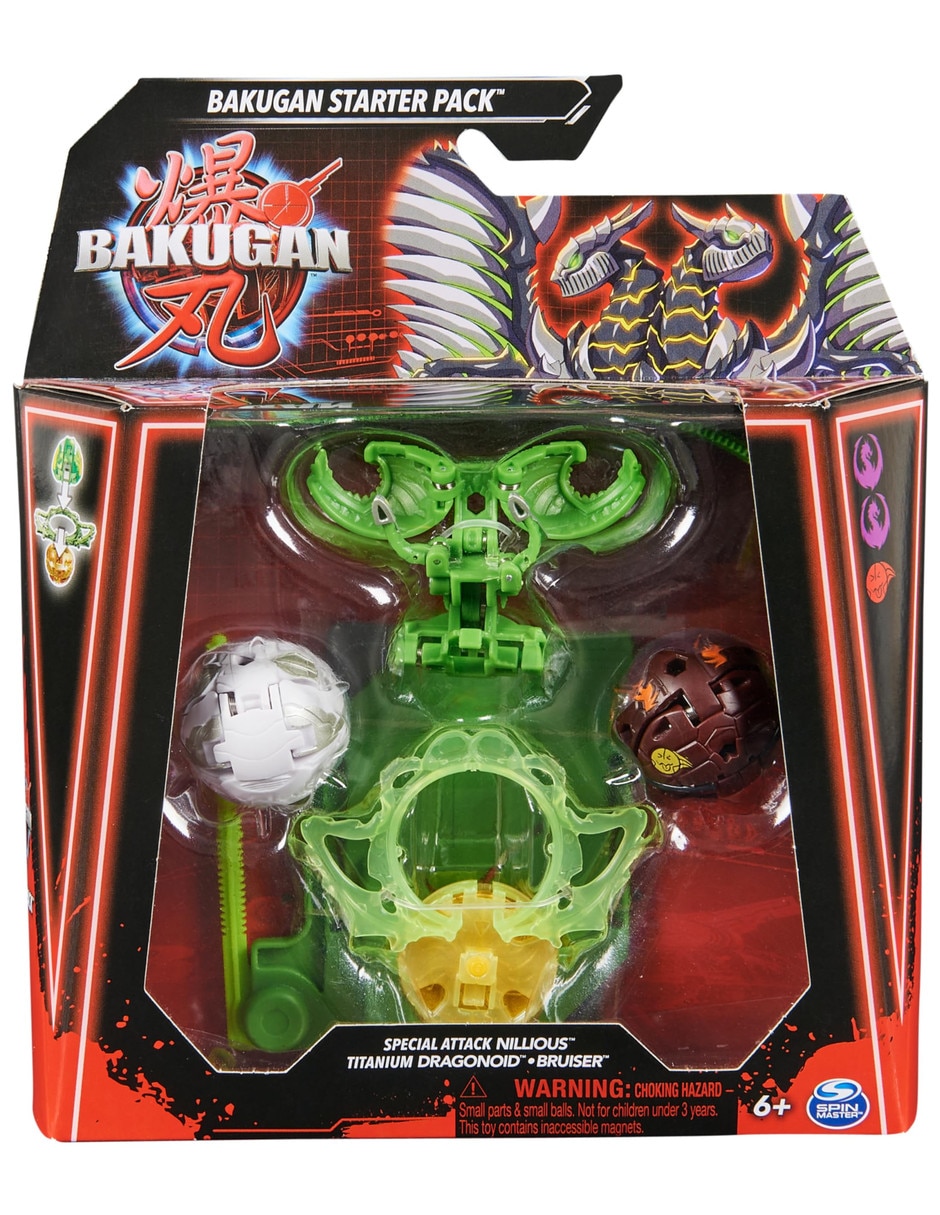 Set figuras acción articulada estándar bakugan con movimiento