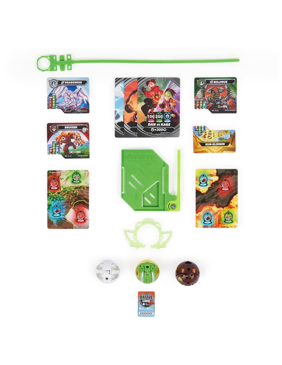 Set figuras acción articulada estándar bakugan con movimiento 5