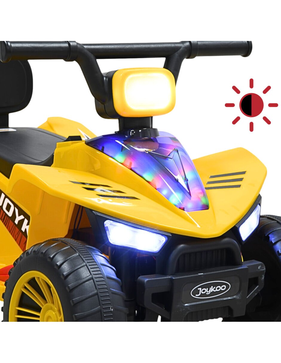 Cuatrimoto montable con control remoto luces y sonido batería 6v de recargable unisex 2