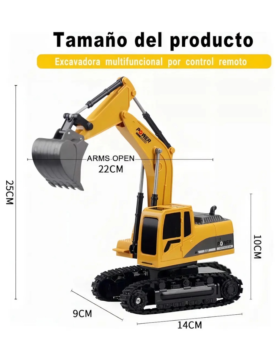 Excavadora a control remoto 5