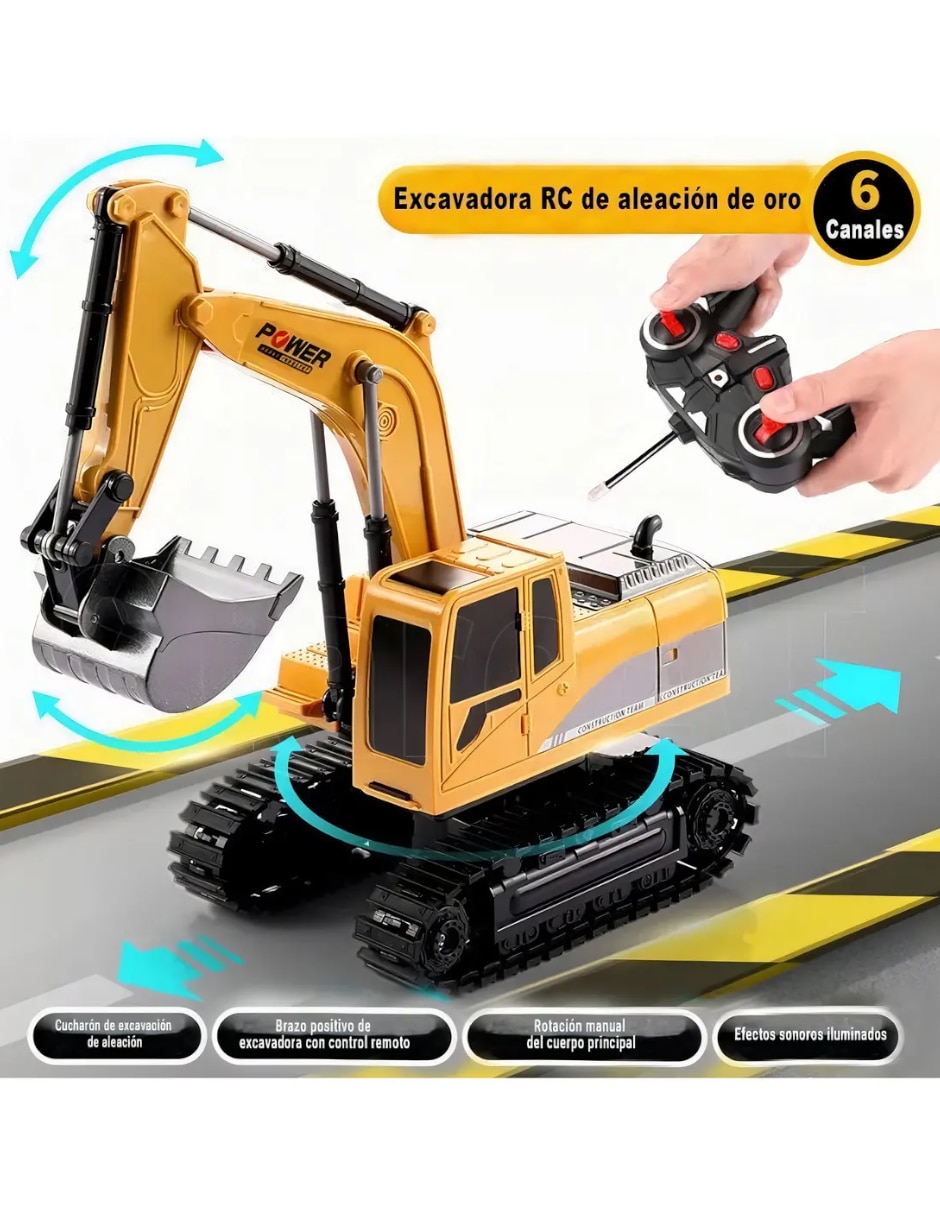 Excavadora a control remoto 3
