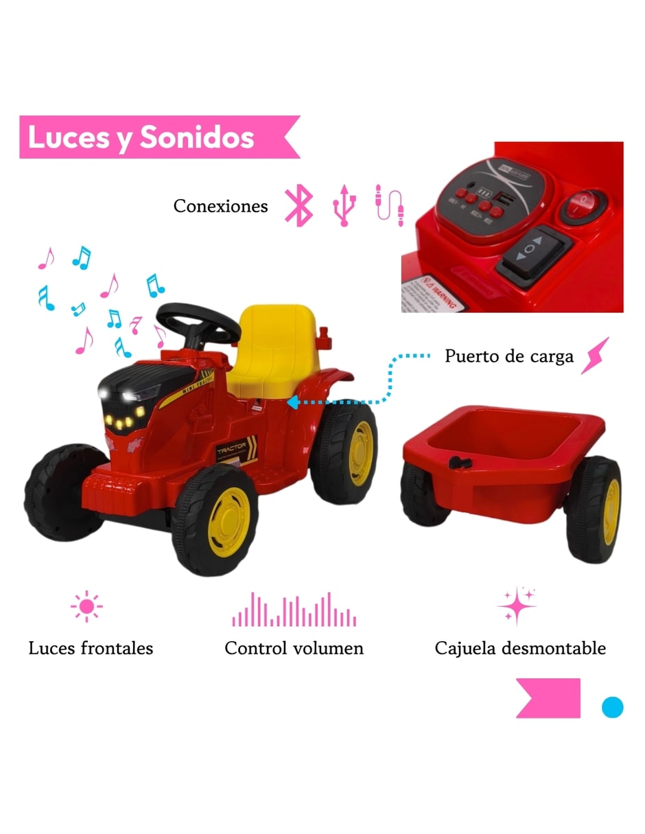 Automóvil montable montable con control remoto Carros a batería de Recargable para Preescolar Unisex 3