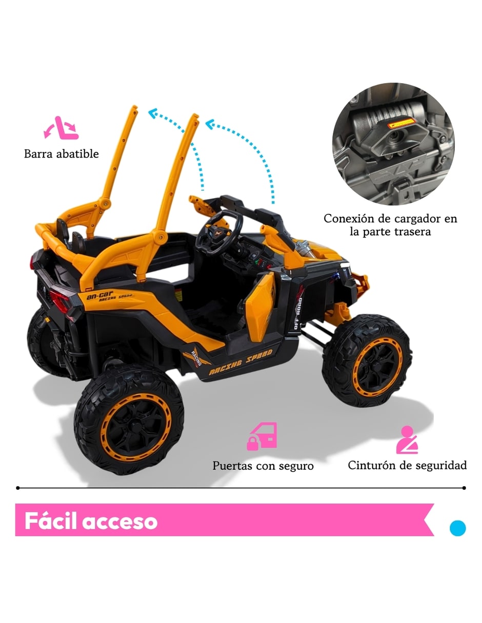 Automóvil montable montable con control remoto Raptor de Recargable para Preescolar Unisex 5
