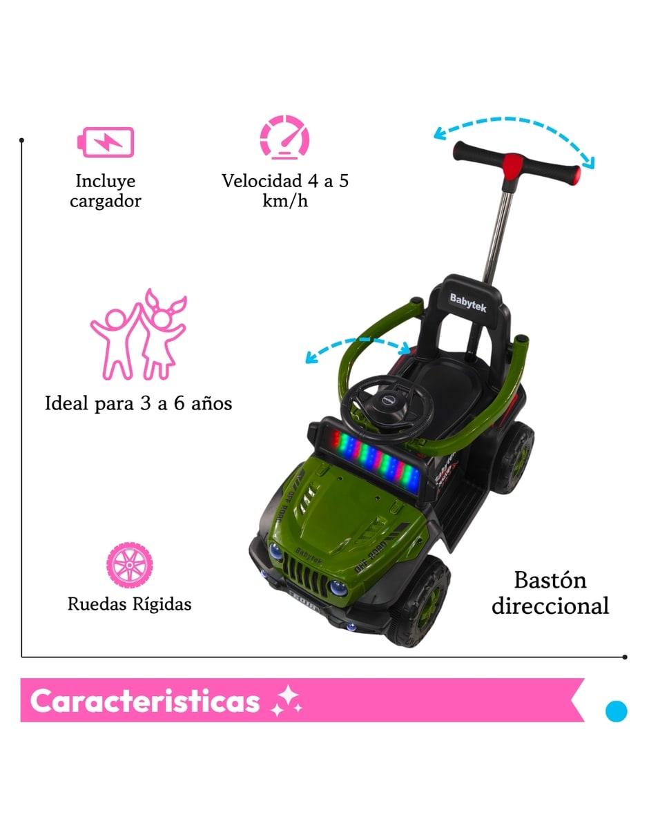 Automóvil montable montable con control remoto Montables Eléctricos de Recargable para Bebé / Infantil Unisex 3