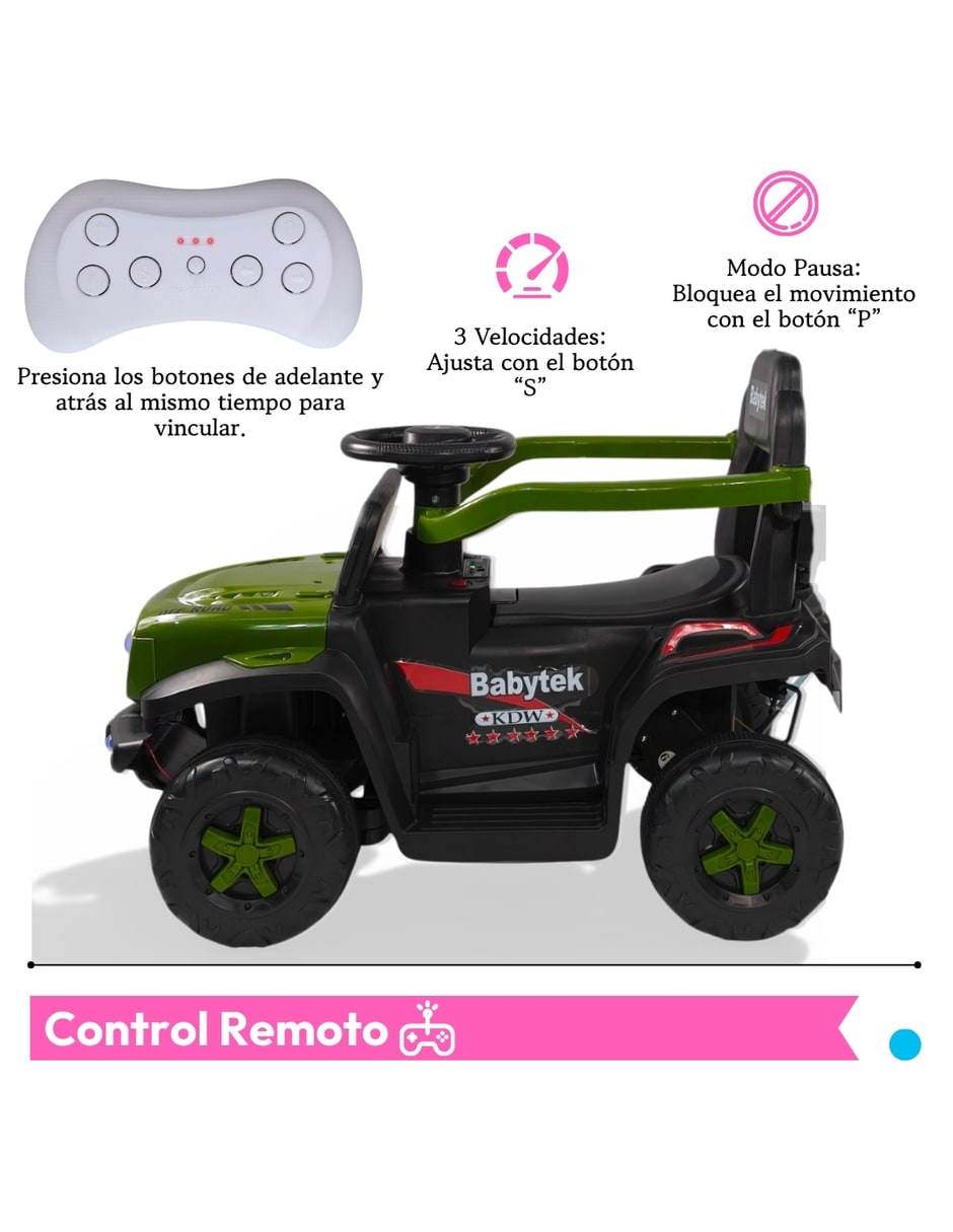 Automóvil montable montable con control remoto Montables Eléctricos de Recargable para Bebé / Infantil Unisex 5