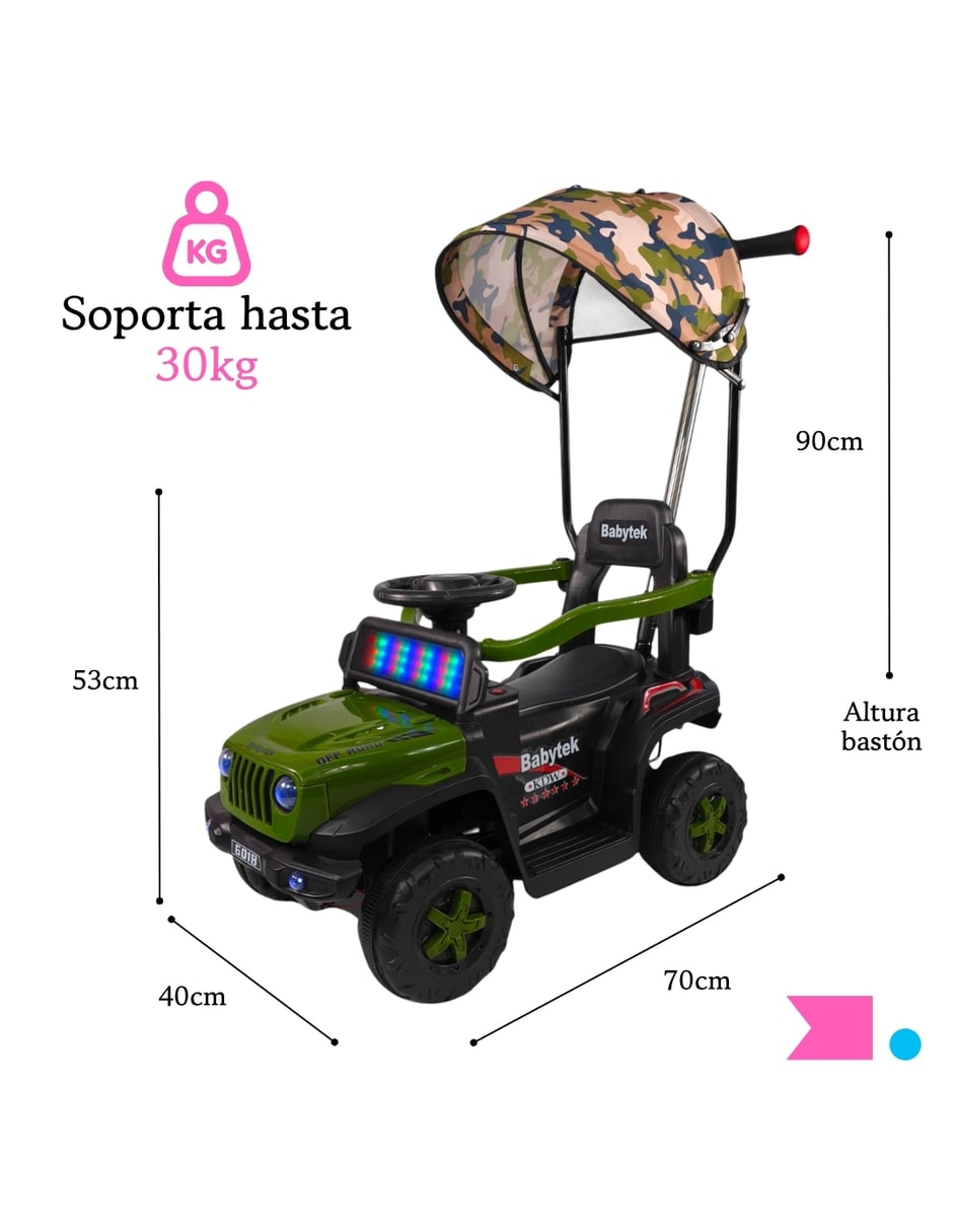 Automóvil montable montable con control remoto Montables Eléctricos de Recargable para Bebé / Infantil Unisex 6