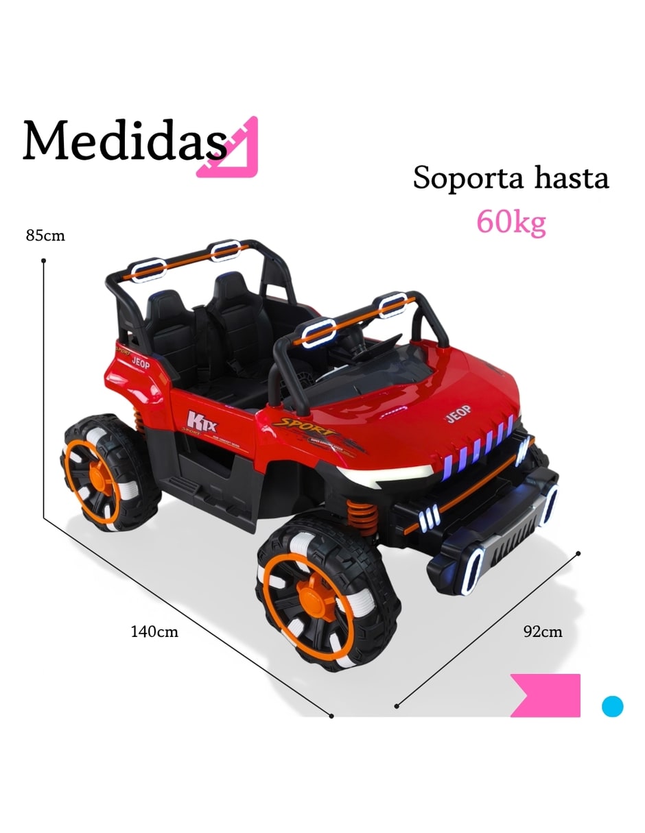 Automóvil montable montable con control remoto Carros a batería de Recargable para Preescolar Unisex 7