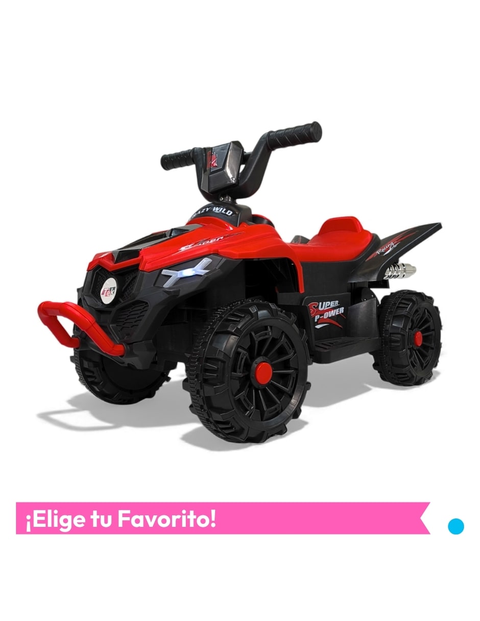 Cuatrimoto montable montable con control remoto Cuatrimoto eléctrica de Batería para Preescolar Unisex 4