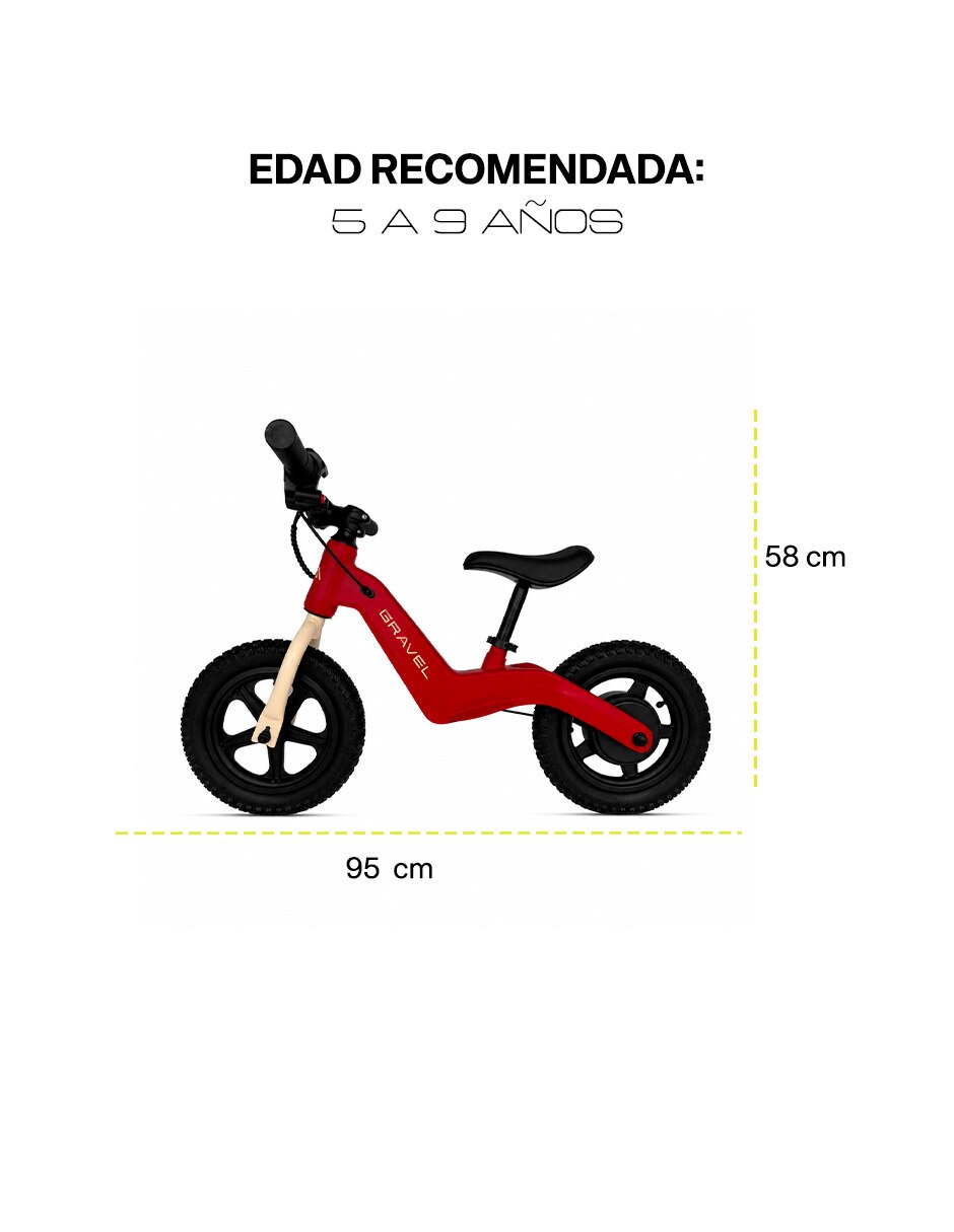 Bicicleta de equilibrio rodada 12 7