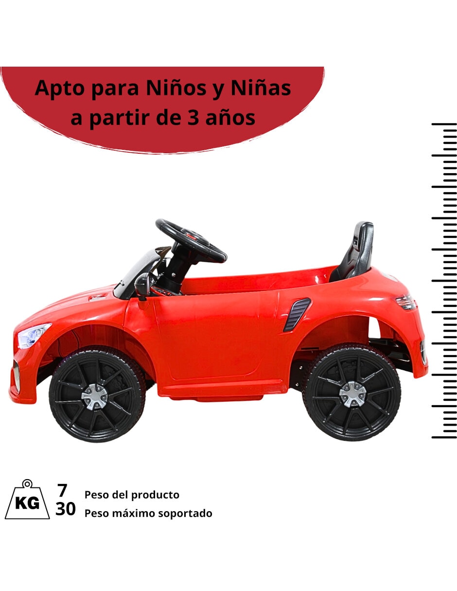 Automóvil montable montable con control remoto mini deportivo gt de recargable unisex 4