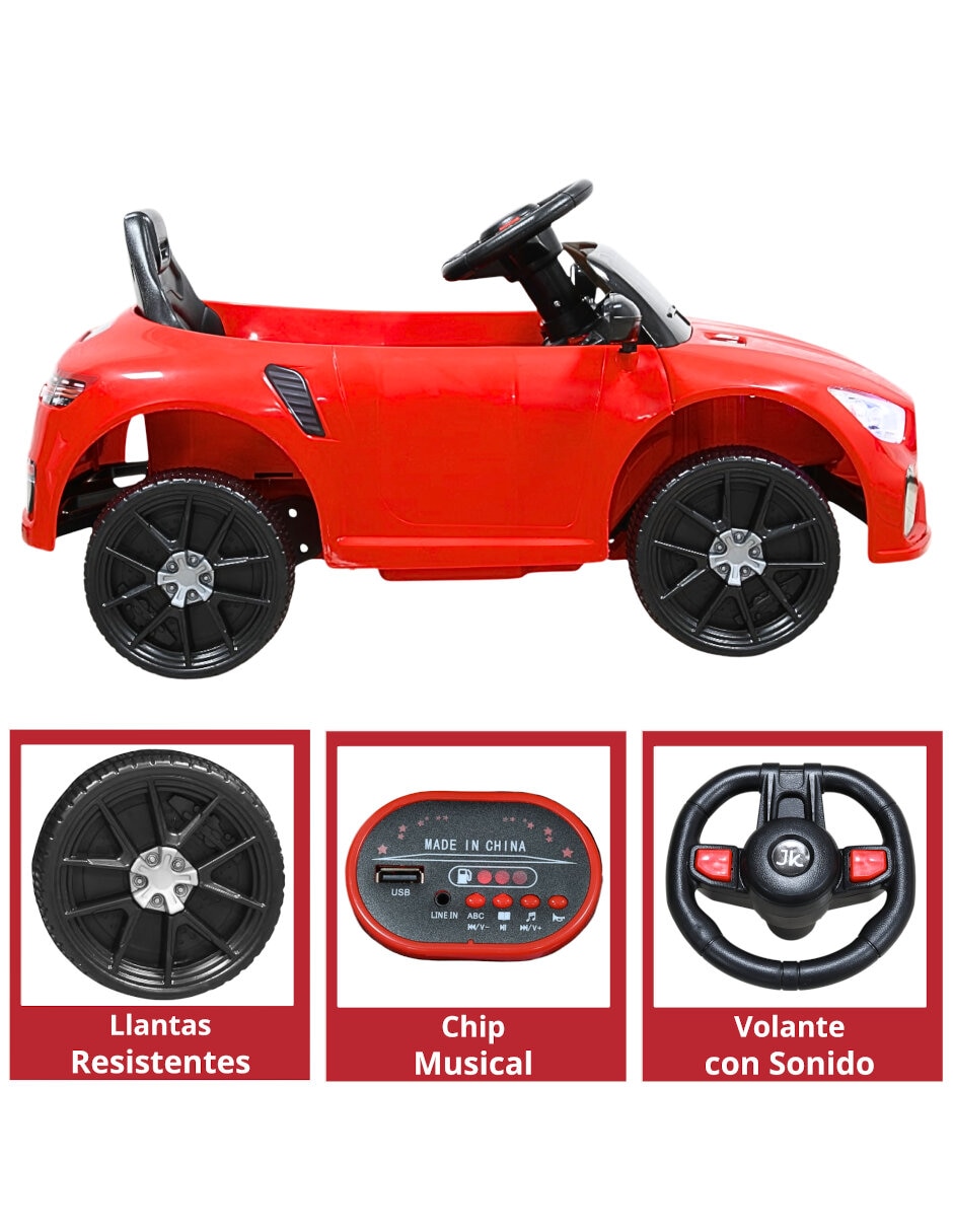 Automóvil montable montable con control remoto mini deportivo gt de recargable unisex 5