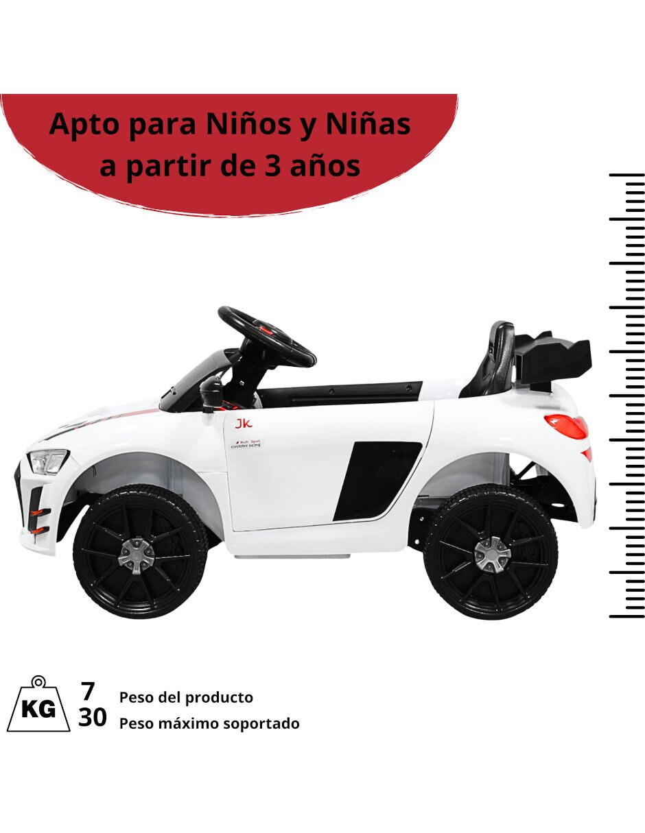Automóvil montable montable con control remoto mini auto deportivo de recargable unisex 4