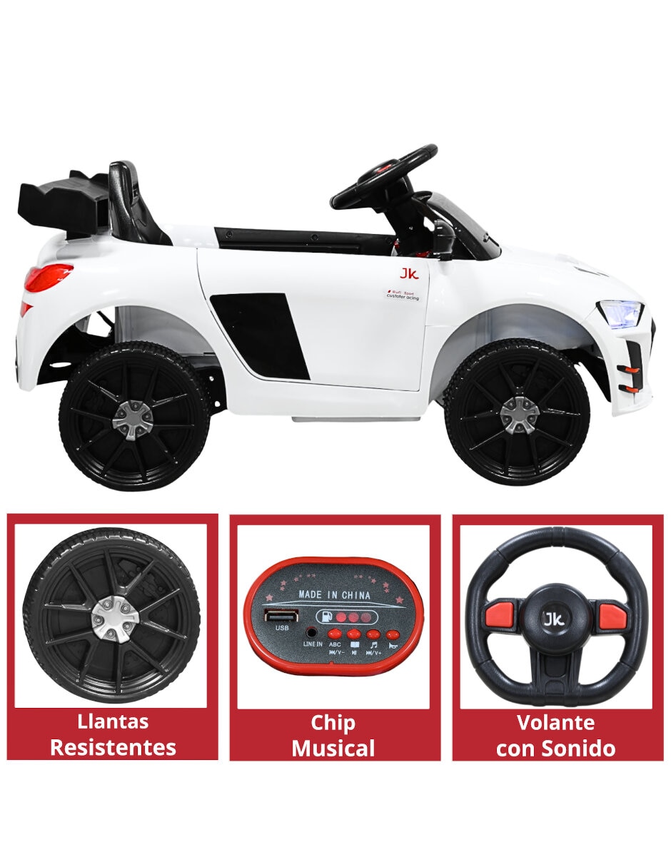 Automóvil montable montable con control remoto mini auto deportivo de recargable unisex 6