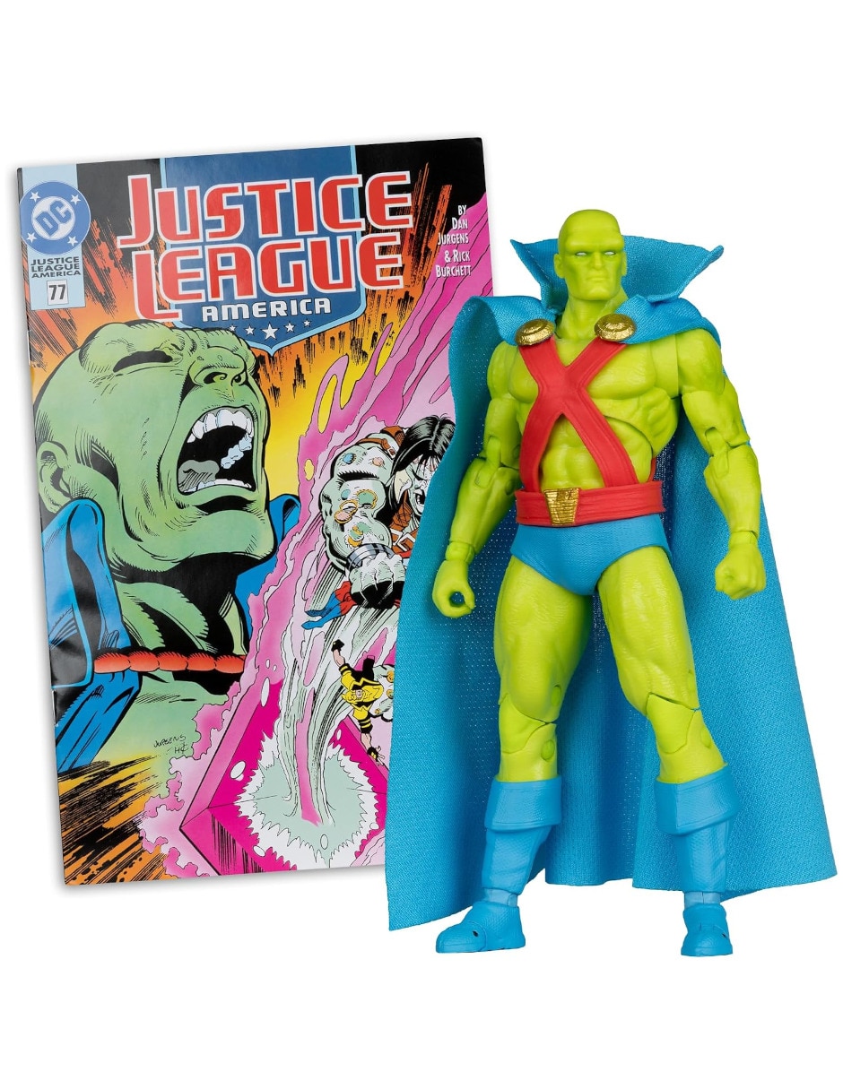 Figura de colección articulada dc martian manhunter estándar
