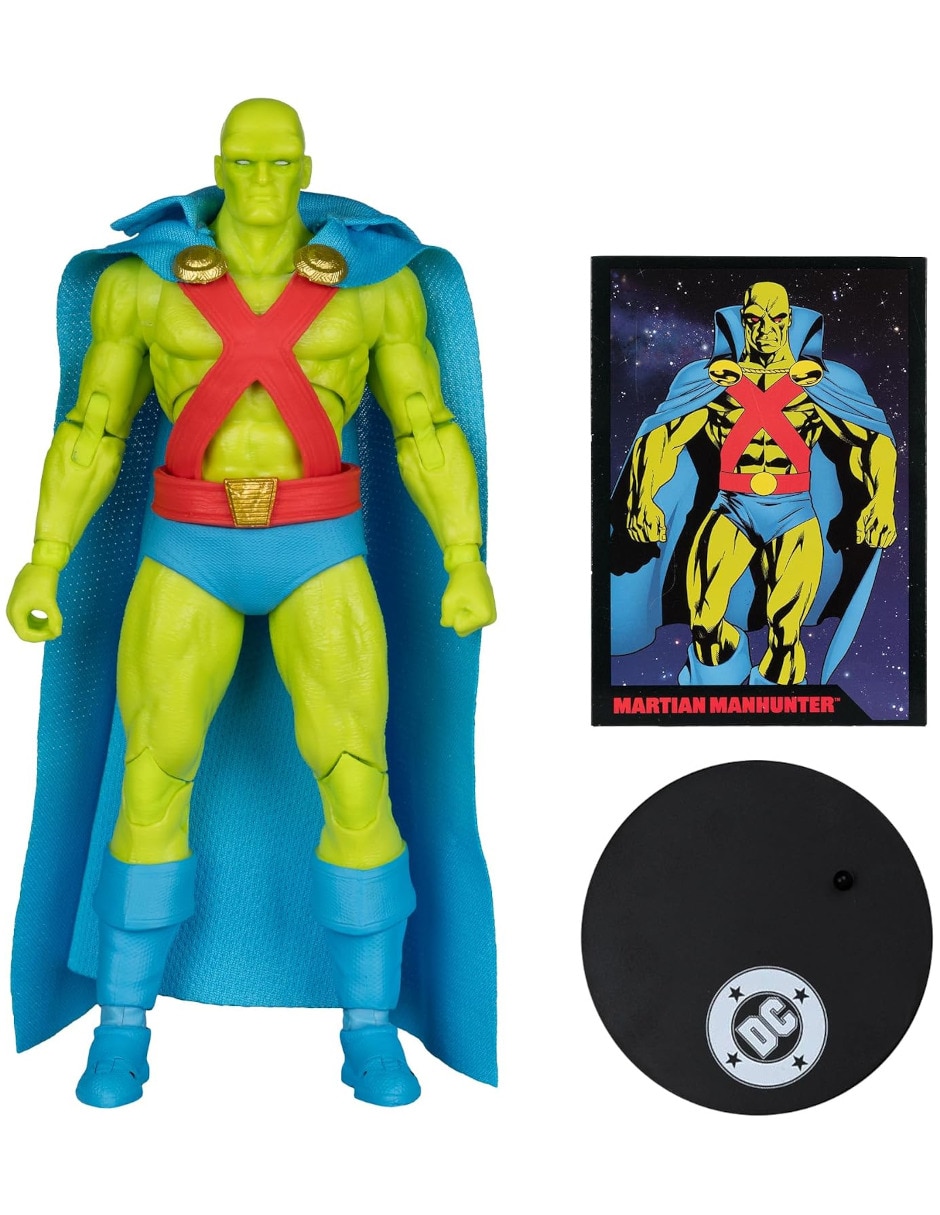 Figura de colección articulada dc martian manhunter estándar