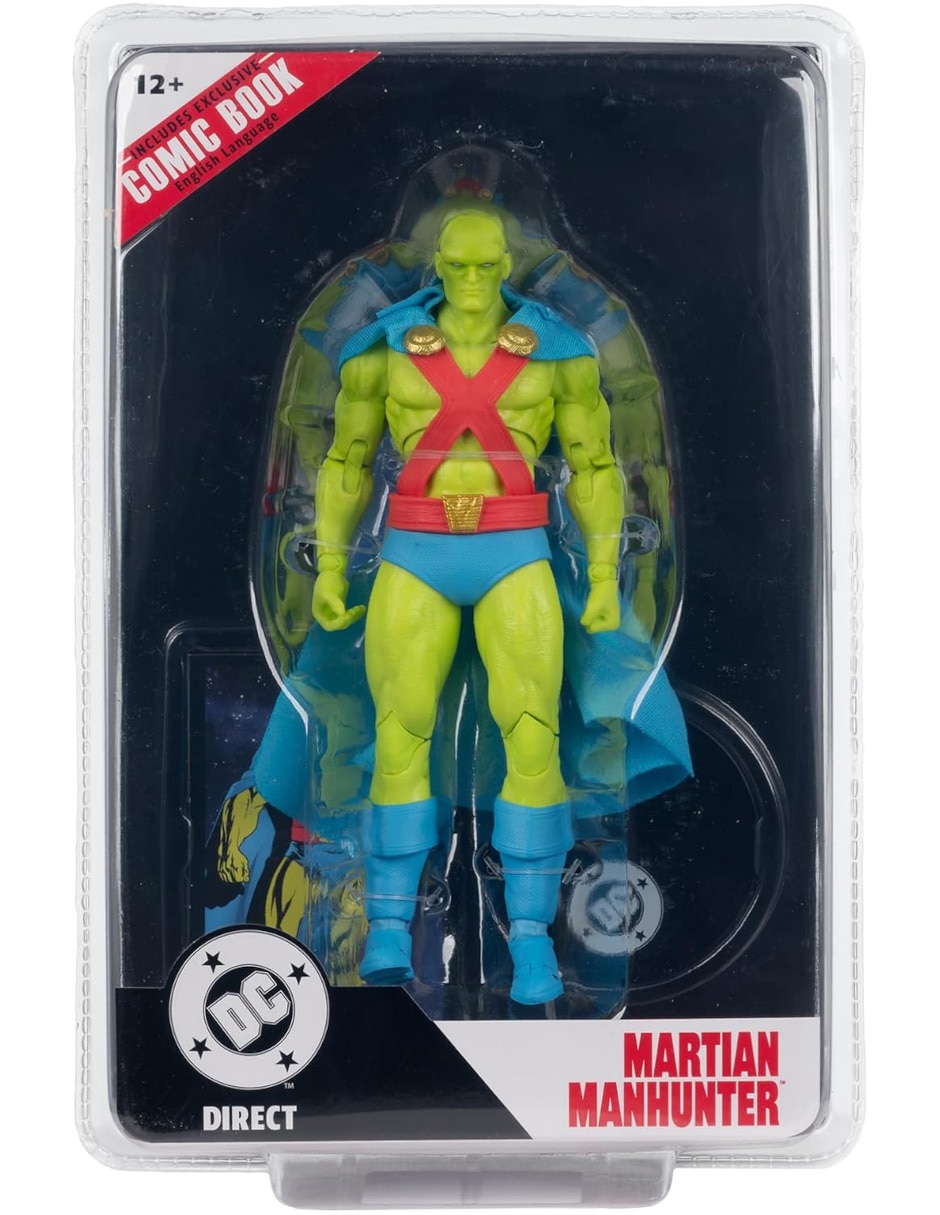 Figura de colección articulada dc martian manhunter estándar