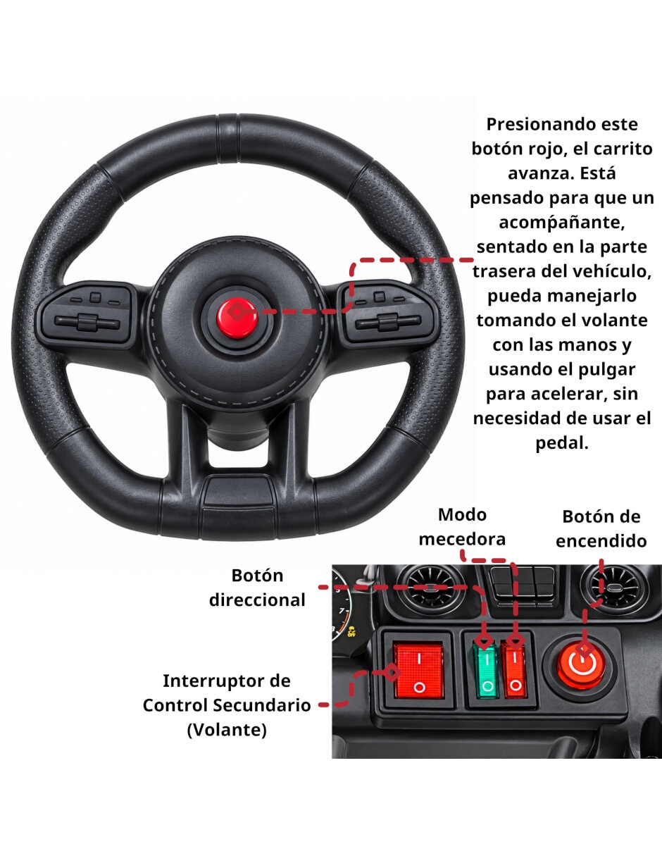 Automóvil montable montable con control remoto de recargable unisex 7
