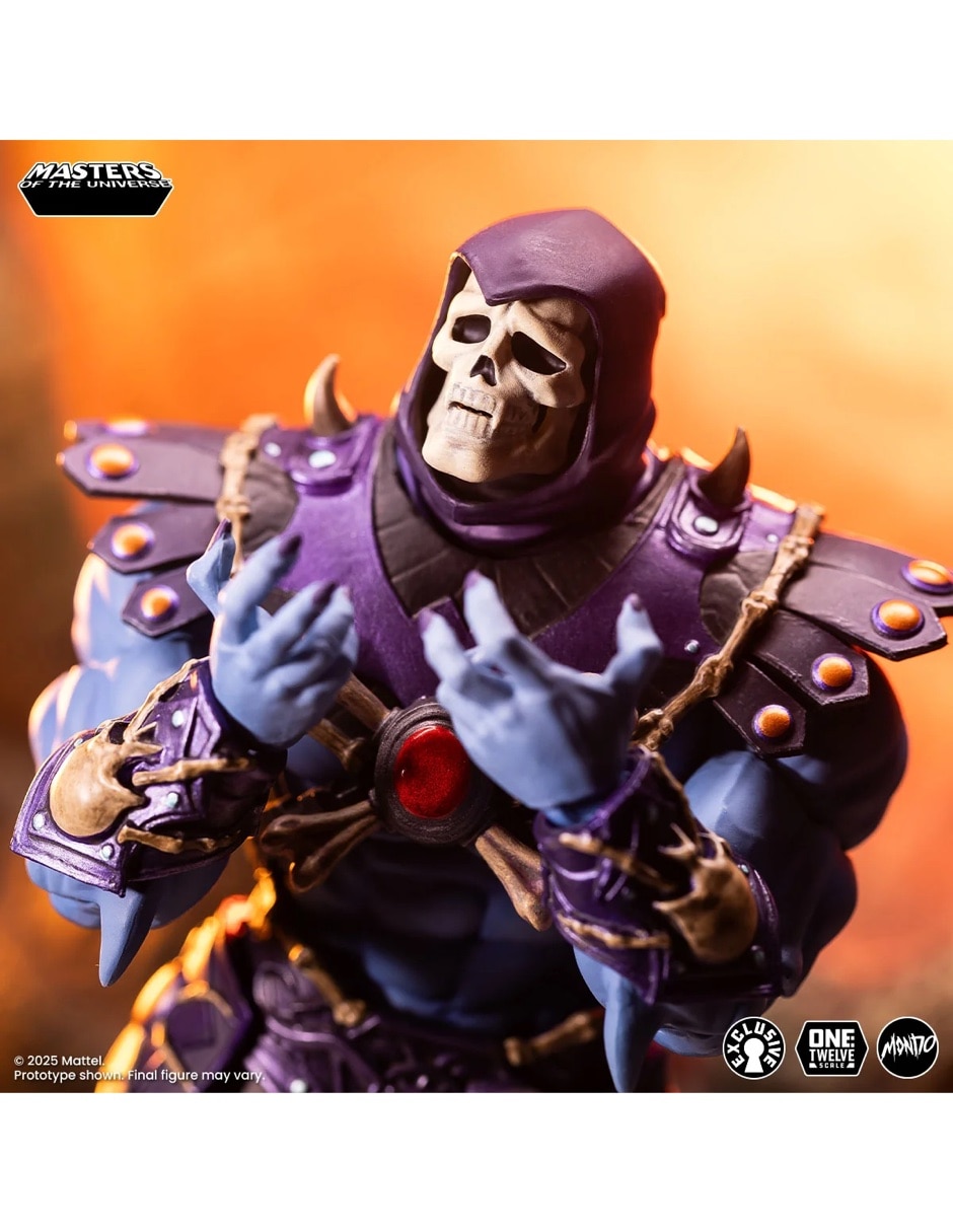 Figura de colección articulada masters of the universe skeletor limitada 11