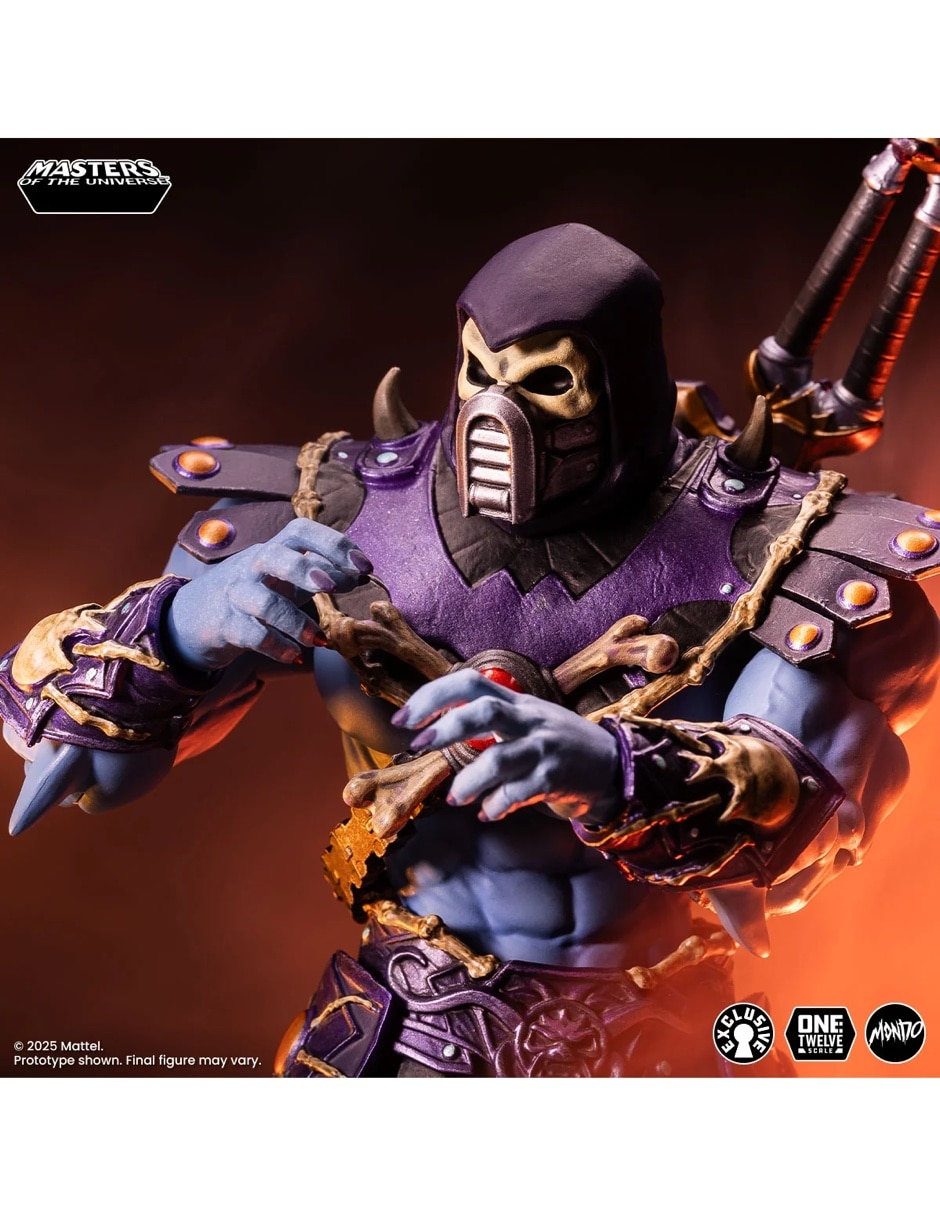 Figura de colección articulada masters of the universe skeletor limitada 6