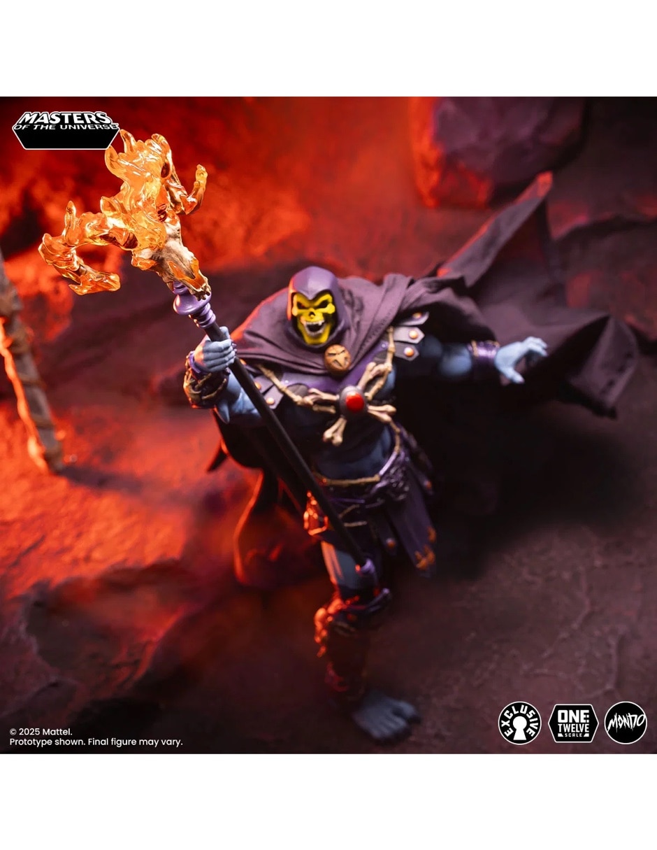 Figura de colección articulada masters of the universe skeletor limitada 8
