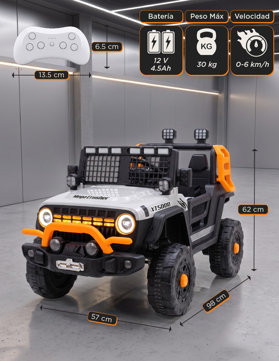 Automóvil montable montable con control remoto de recargable unisex 10
