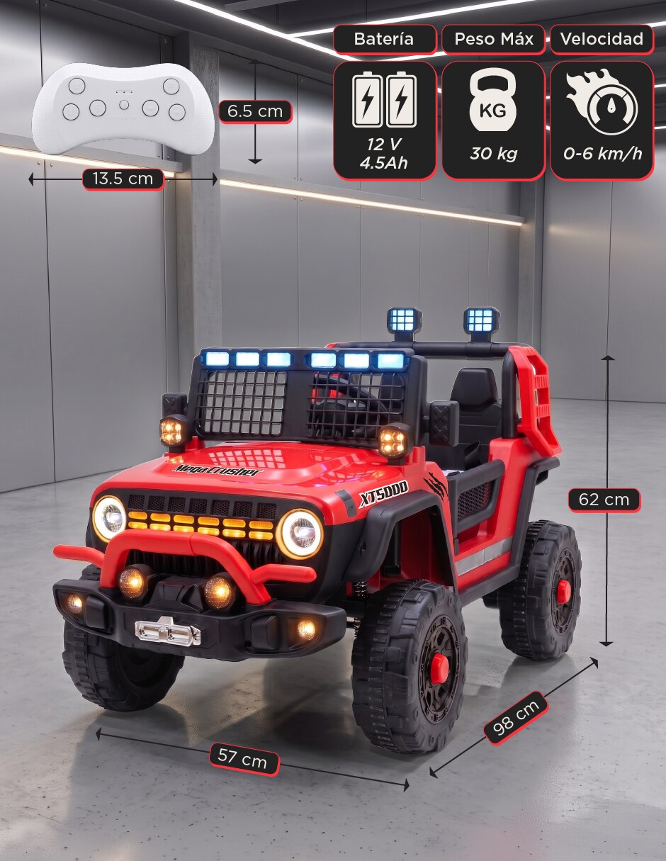 Automóvil montable montable con control remoto de recargable unisex 10