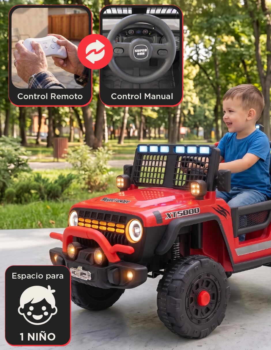 Automóvil montable montable con control remoto de recargable unisex 8
