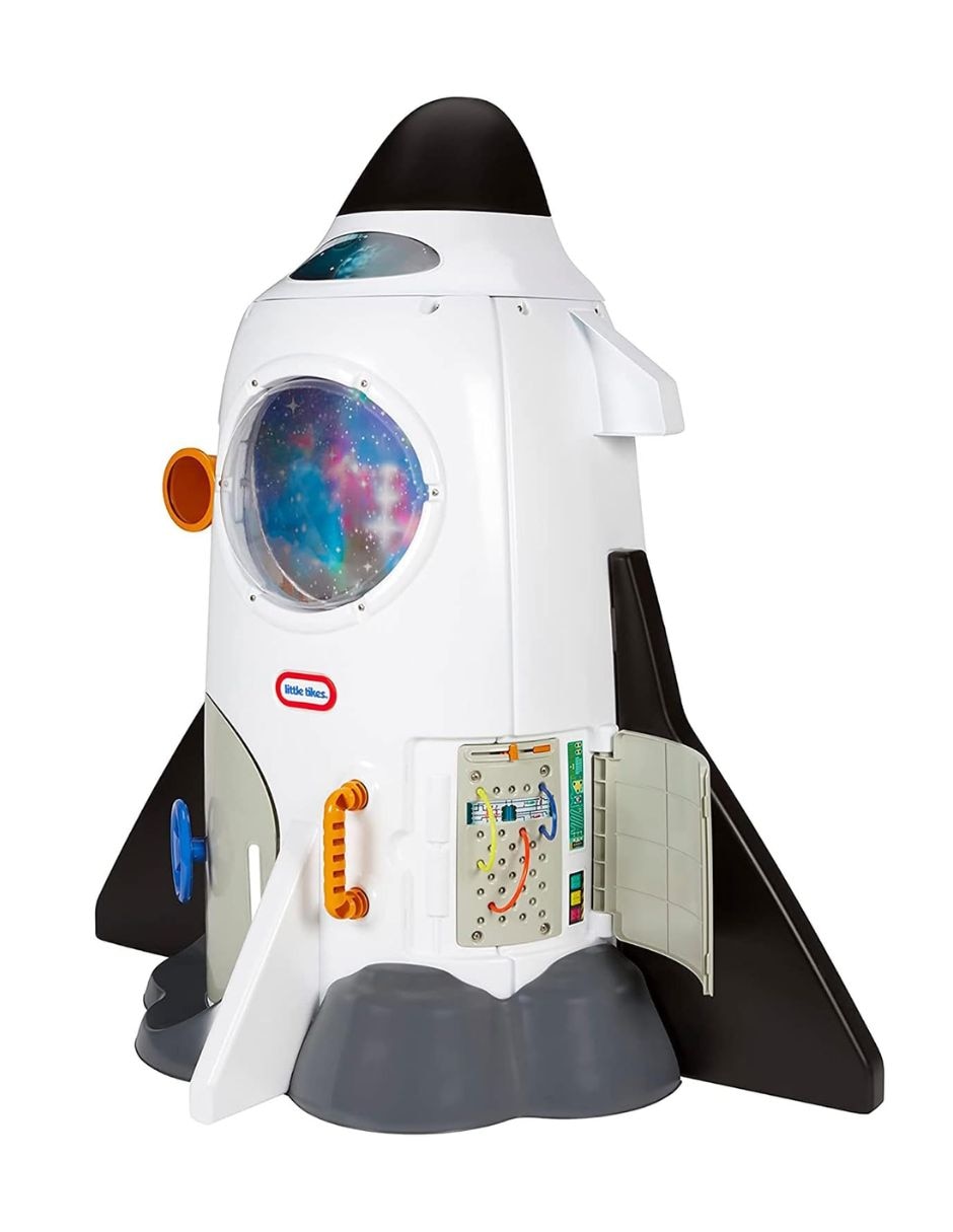Cohete espacial adventure rocket little tikes juego de rol para niños