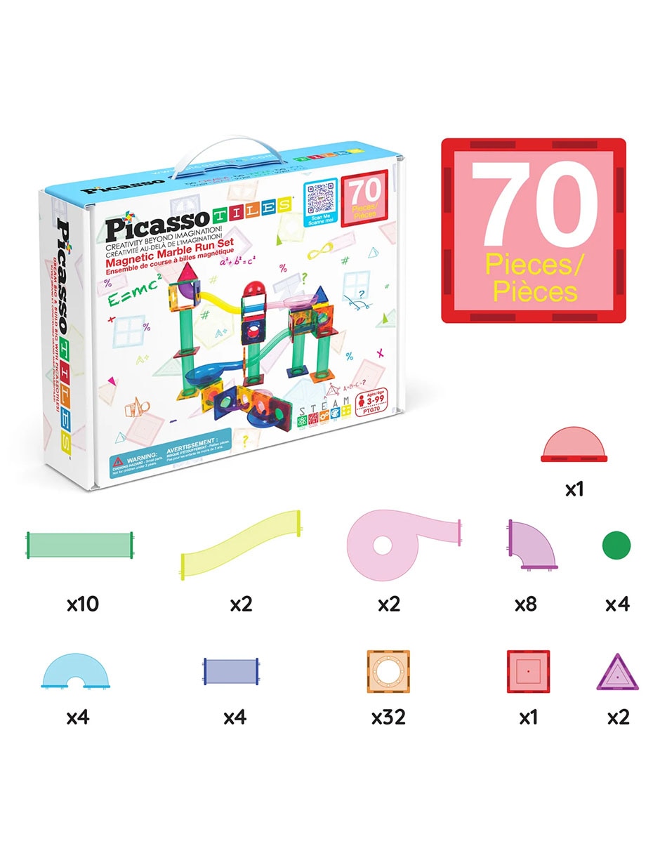 Set Magnetic Marble Run PTG70 2
