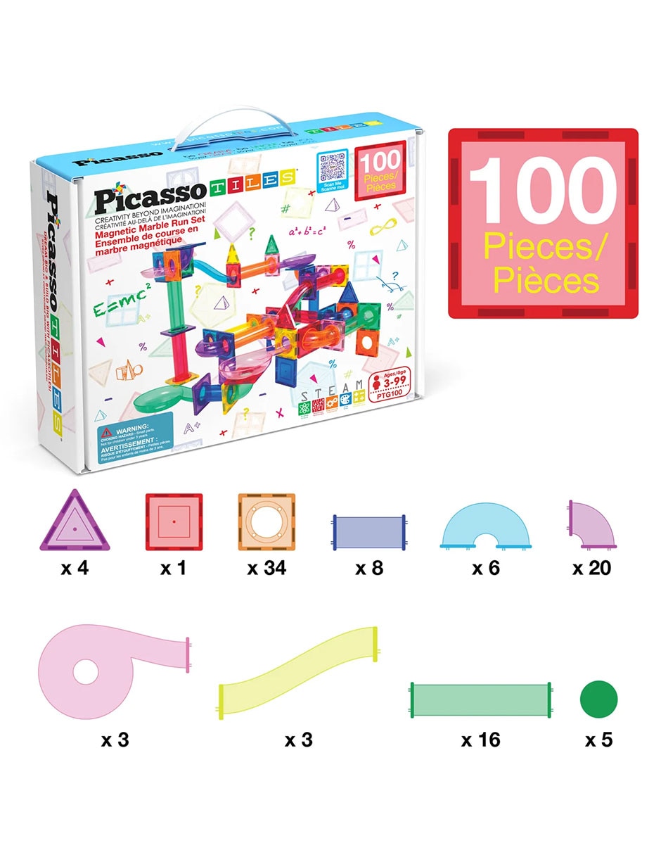 Set Magnetic Marble Run PTG100 2