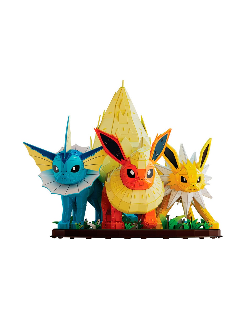 Rompecabezas 4d pokémon 4d eevee evolution trio 615 piezas 3