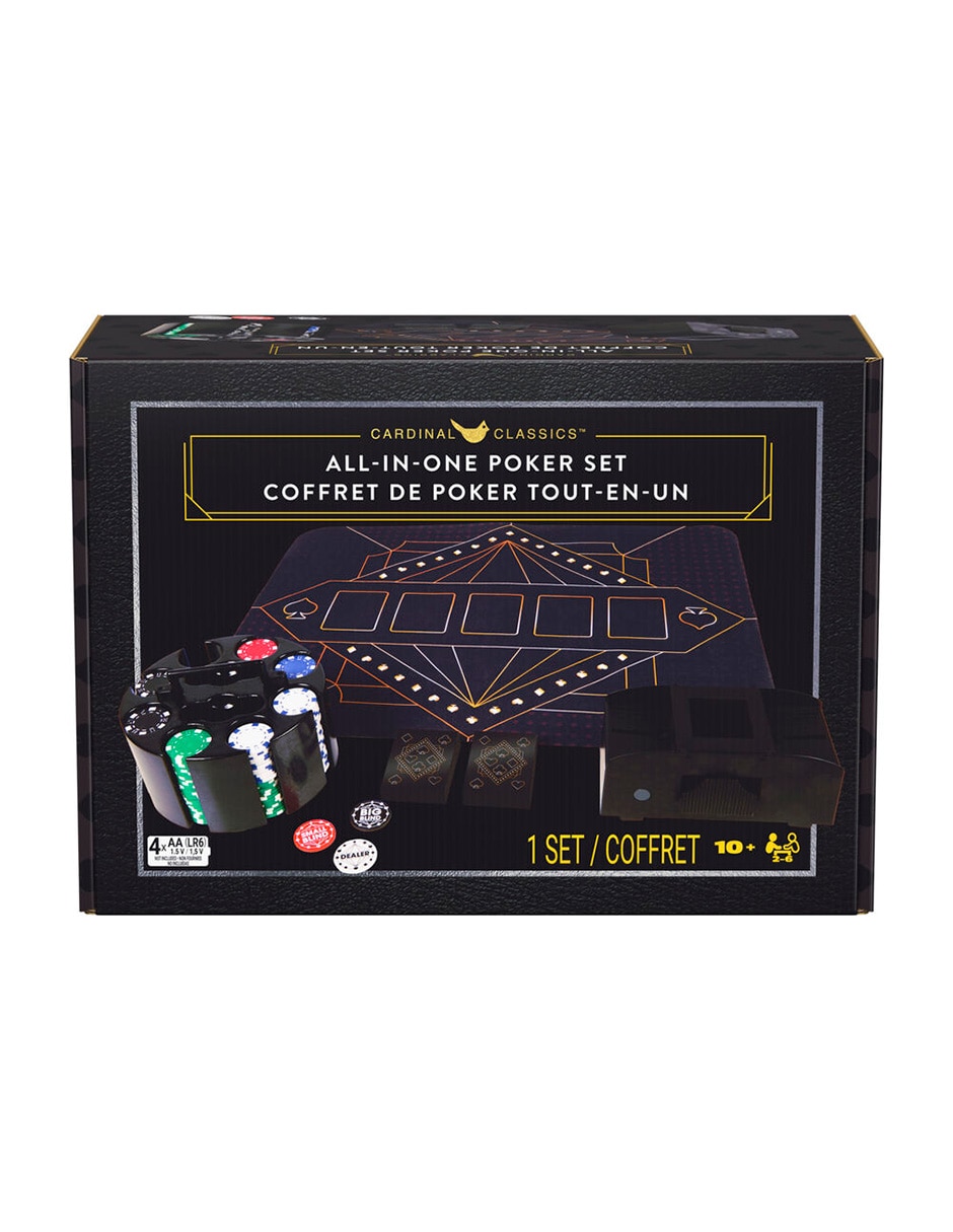 Juego mesa set póker all in one 2