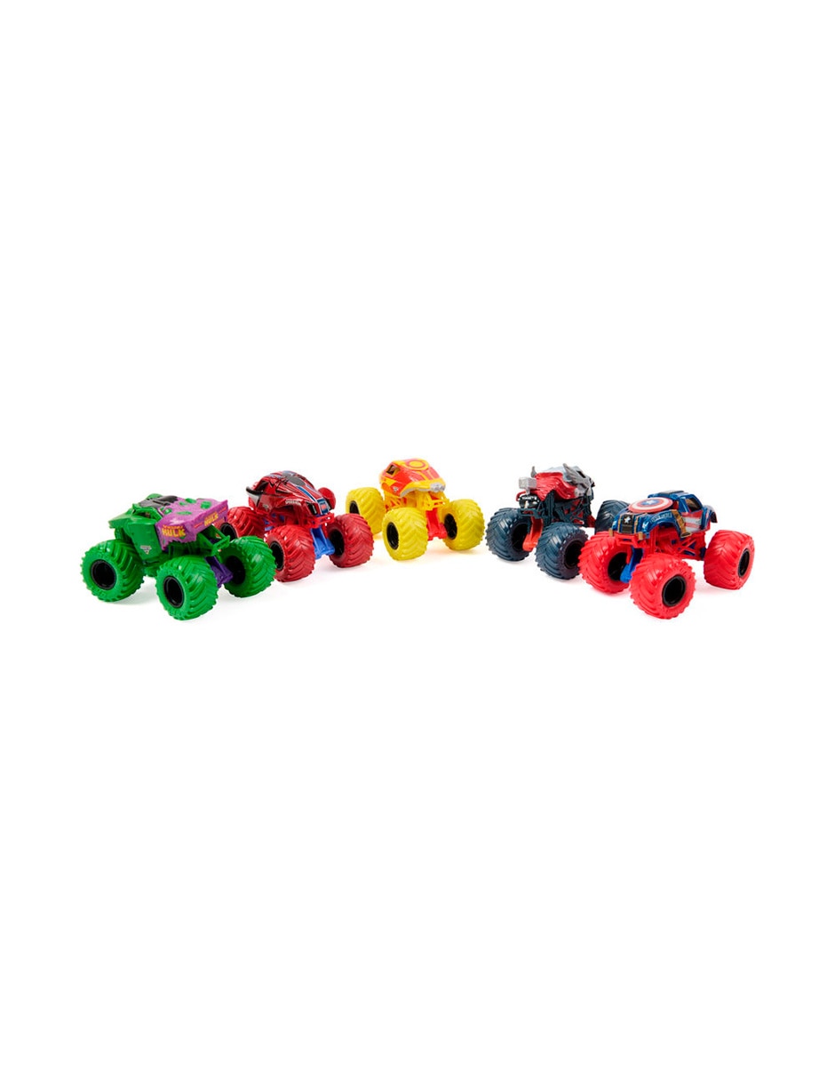 Vehículo monster truck marvel spiderman 3