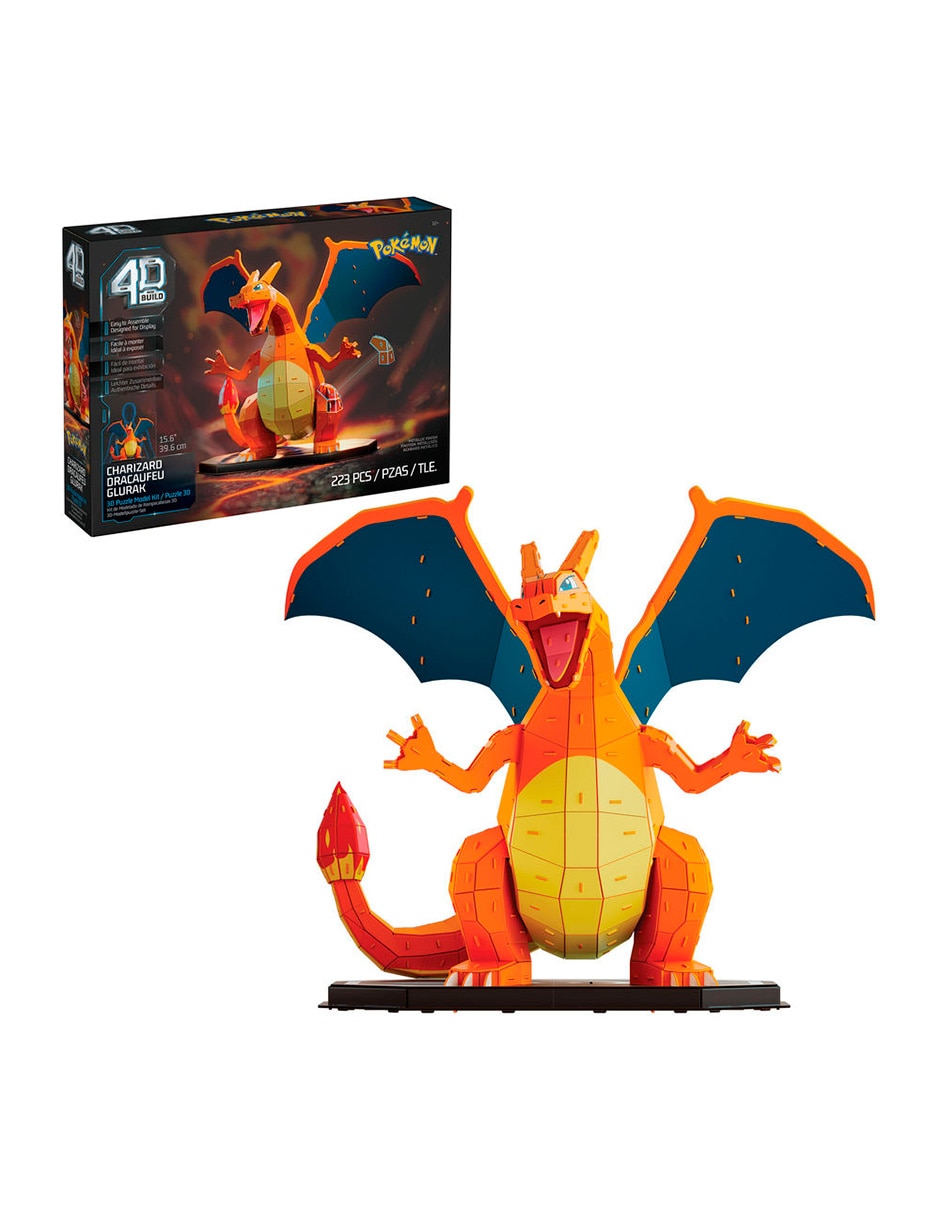 Rompecabezas 4d pokémon 4d charizard 230 piezas