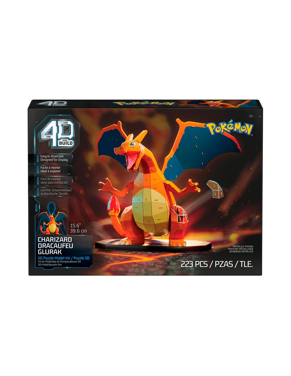Rompecabezas 4d pokémon 4d charizard 230 piezas 3