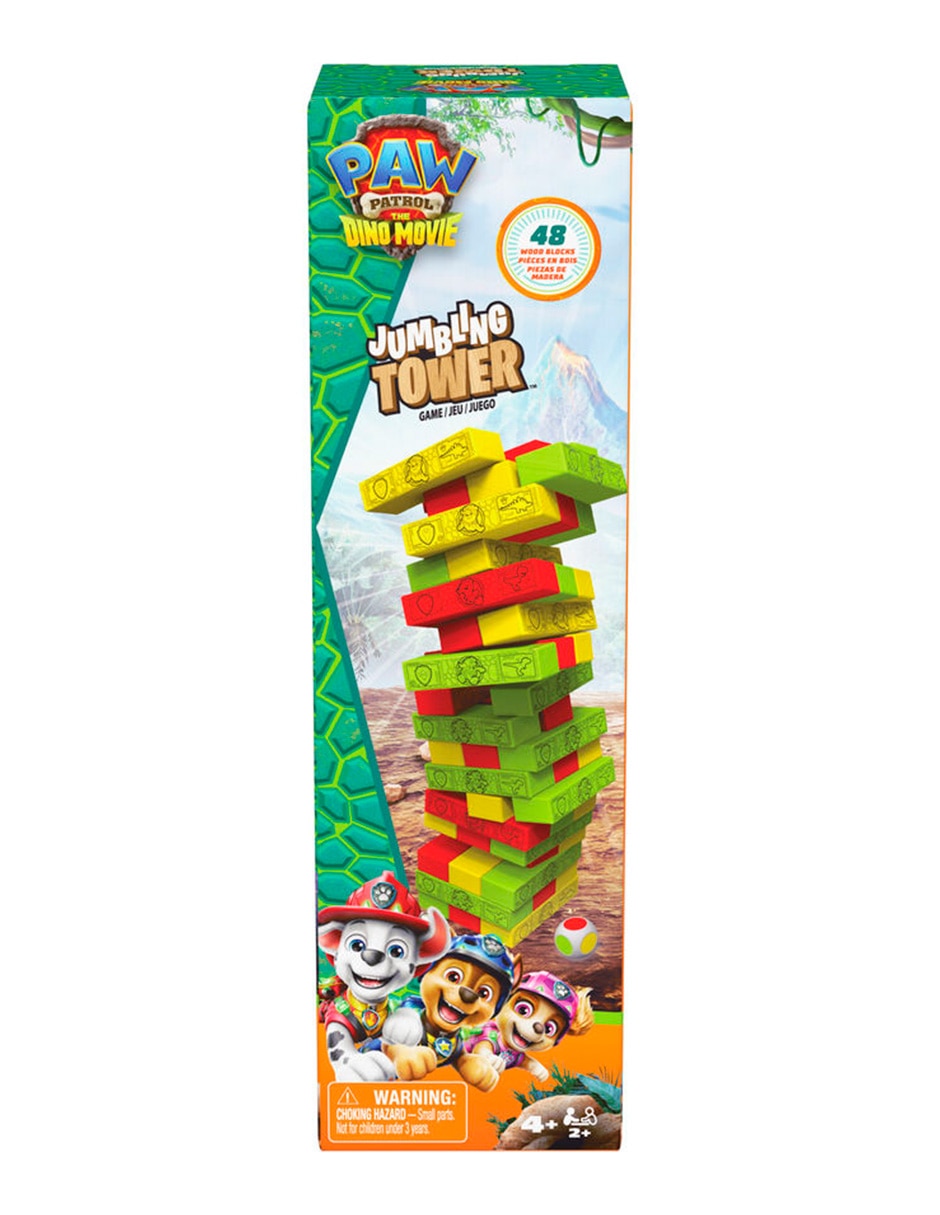 Juego mesa paw patrol movie torre tambaleante paw patrol