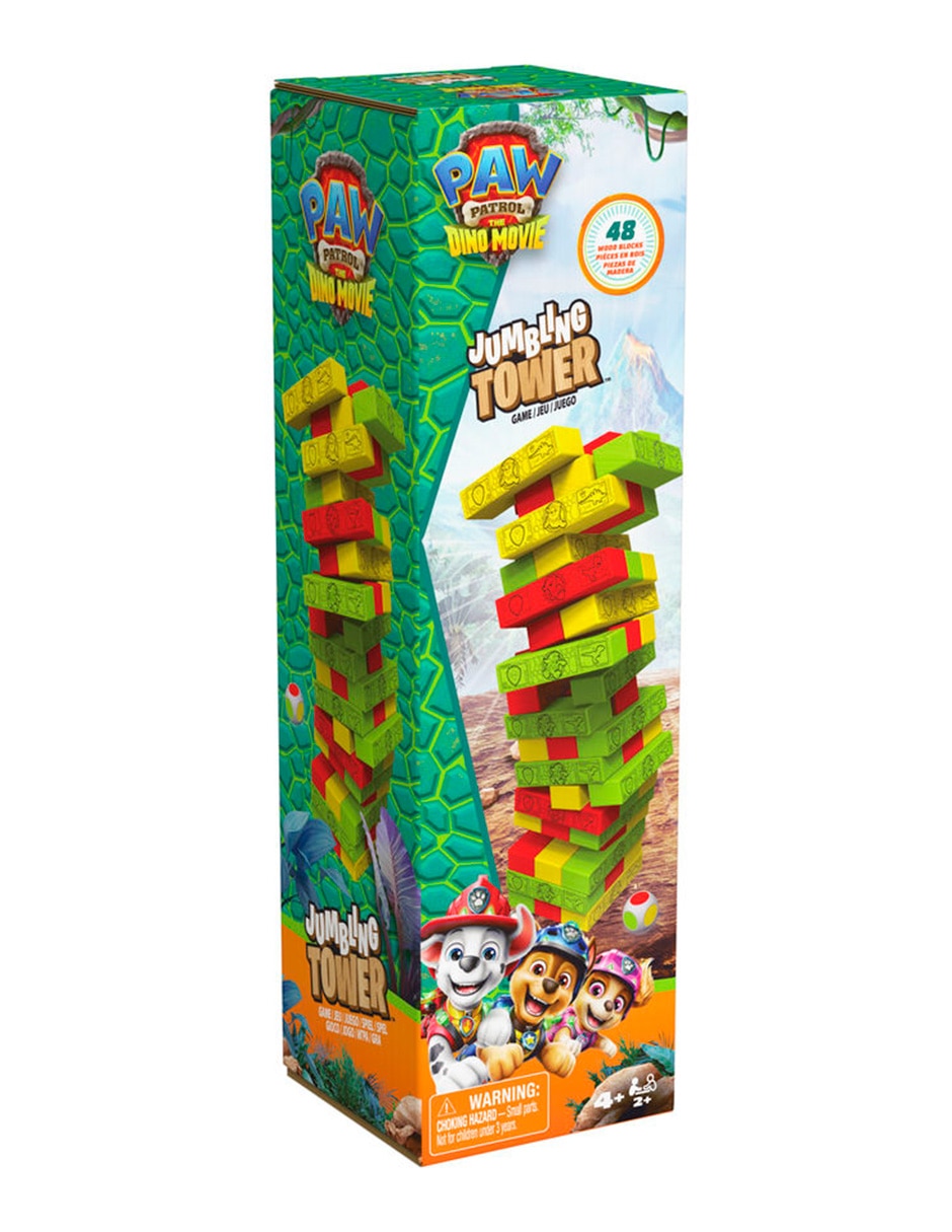 Juego mesa paw patrol movie torre tambaleante paw patrol 3