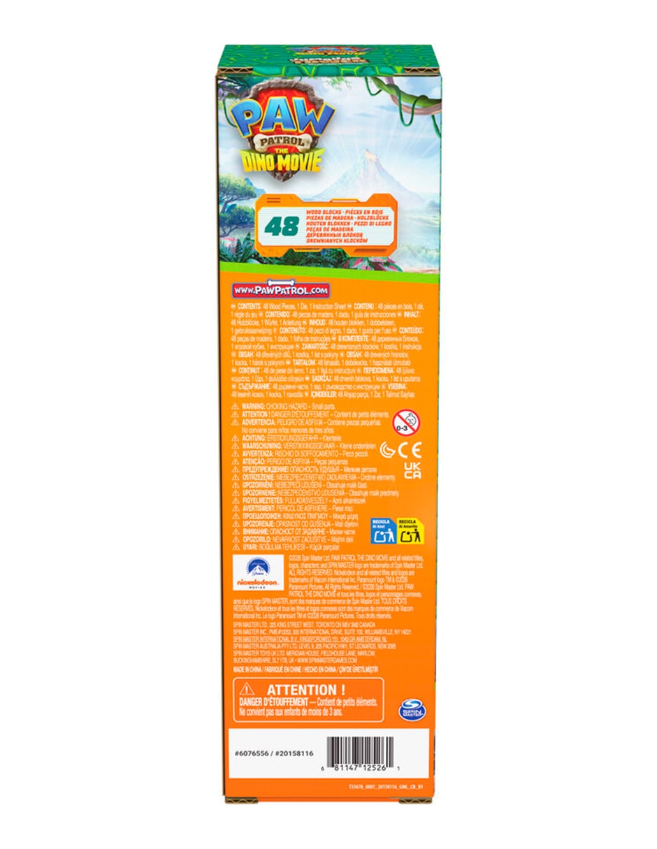Juego mesa paw patrol movie torre tambaleante paw patrol 4
