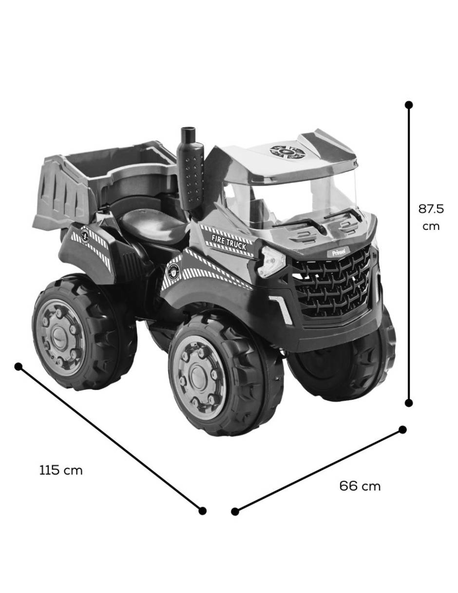 Camión montable montable con control remoto de Recargable para Infantil Unisex 8