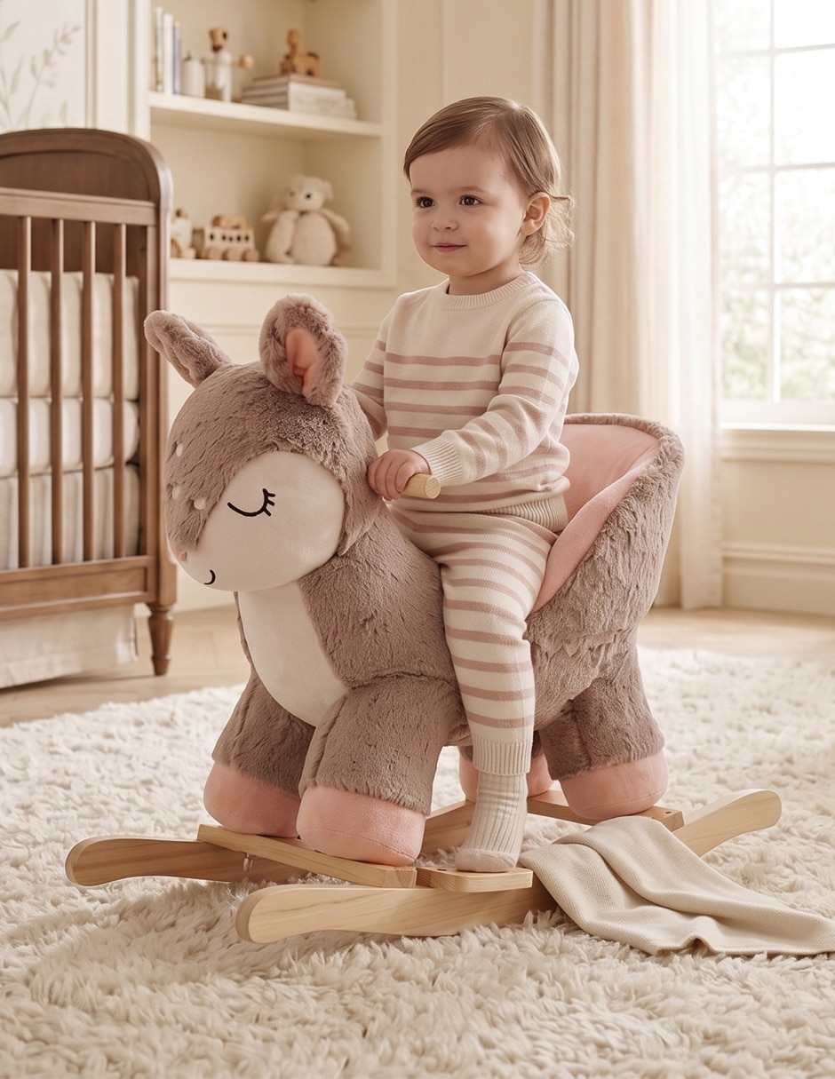 Balancín montable con control remoto CIERVO BALANCIN de Batería para Bebé / Infantil Unisex 7
