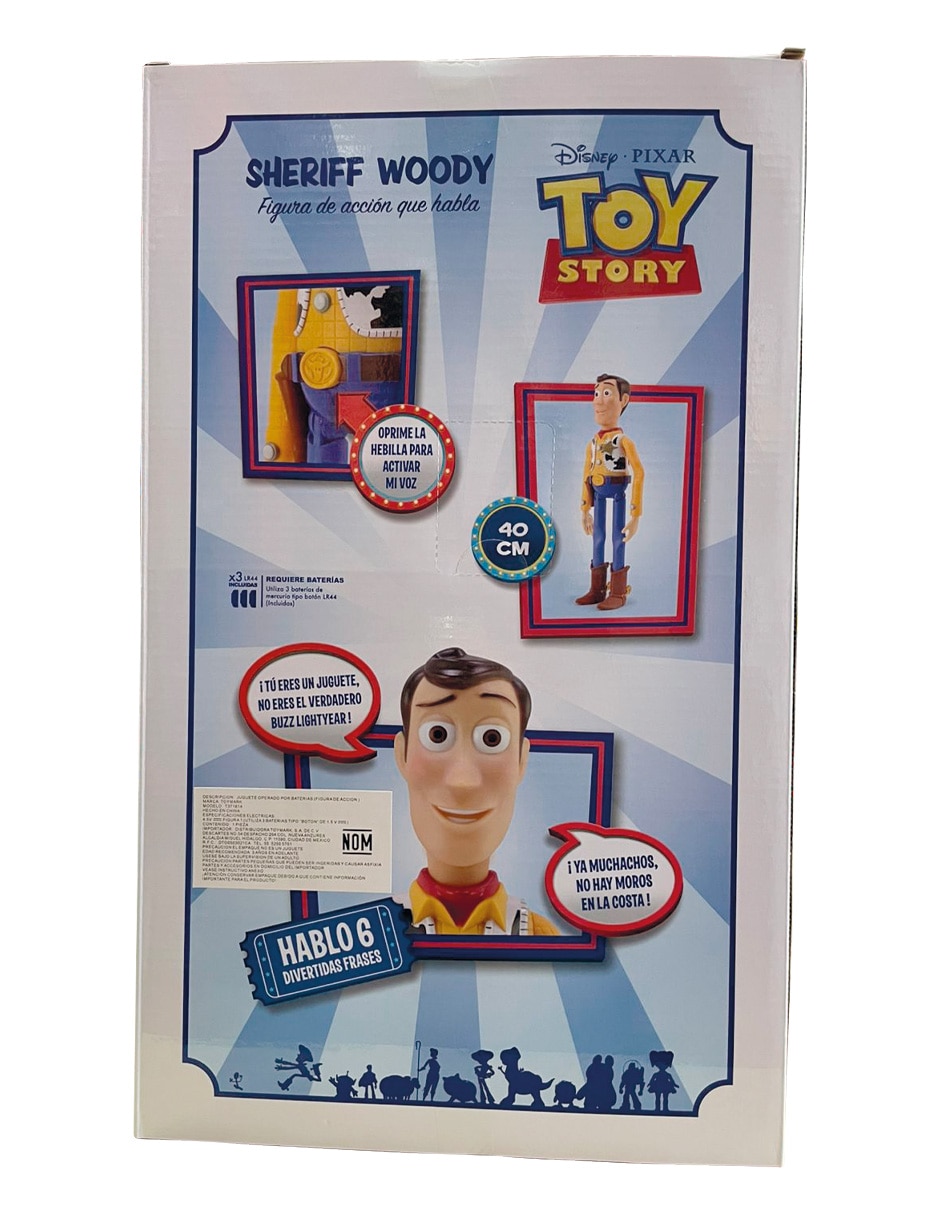 Muñeco personaje Sí Toy Story Sheriff Woody Estándar Con sonido 8