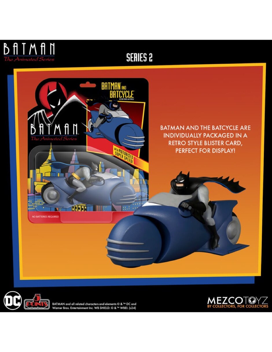 Set de figura de colección the animated series batman estándar 3