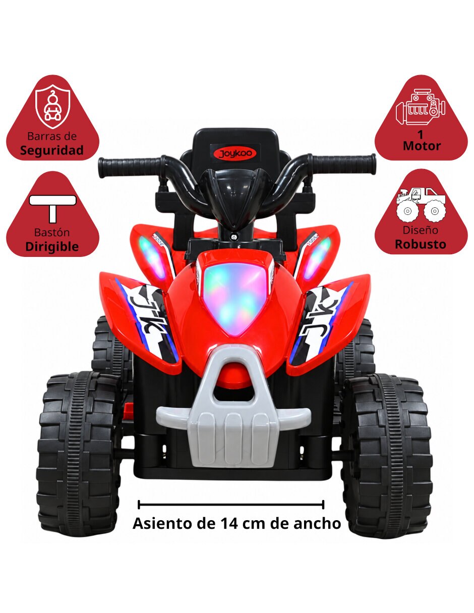 Automóvil montable montable con control remoto 6V Bastón Dirigible Desmontable Luces y Música de Recargable para Infantil Unisex 7